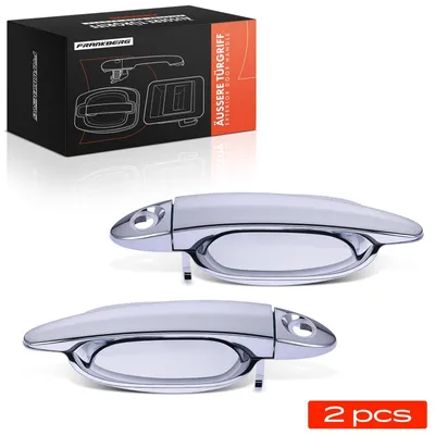 Imagen del producto de Manija de puerta exterior delantera, lado izquierdo y derecho, para BMW E60, E61, E63, E64 (2 unidades)