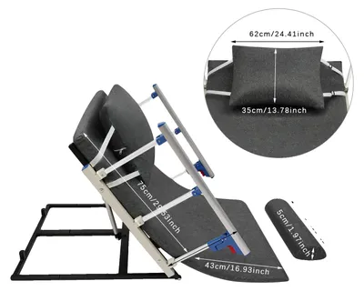 Obrázek produktu pro Nastavitelná opěrka, elektrický zvedací mechanismus, široká kompatibilita, šedá barva