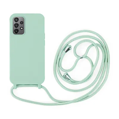 Produktbild von Handykette für Samsung Hanyhülle mit Band Hülle mit Kodel Smartphone Halskette Galaxy A23 Mintgrün