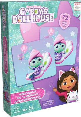 Obrázok produktu pre Gabby's Dollhouse 6068353, Kartová hra, Pamäť, 4 rok / roky
