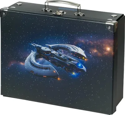 Immagine prodotto di BAAGL Astuccio pieghevole per la scuola Nave spaziale con accessori