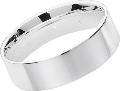 Produktbild von 925 Sterling Silber 6mm Flach Court Form Herren/Damen - Trauring/Ehering/Hochzeitsring, 68 (21.6); TRS13899RSY