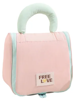 Produktbild von Kosmetiktasche für Damen, wasserdichte Make-up-Tasche mit großem Fassungsvermögen, Kosmetikorganizer, tragbarer Reisebeutel
