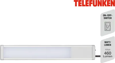 Image de Luminaire encastré LED TELEFUNKEN 31,5 cm 4 W 460 lm argent