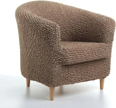 Produktbild von Bestcovers Sitzbezug 60-80cm - Weicher, Hypoallergener Mikrofaser-Schonbezug, Reinigen, Schützt Ihre Möbel Länger (Beige, Club-Sessel (60-80cm))