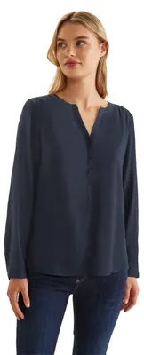 Productafbeelding van Street One damesblouse, model Bamika, donkerblauw, maat 36 EU