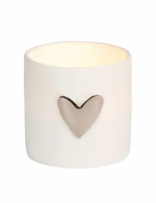 Produktbild von Lichter "Herz" 2er Set, silber