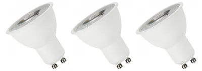 Produktbild von Spectrum GU10 LED Spot Lampe 4W 300lm 3000K Warmweiß 230V 3 Stück