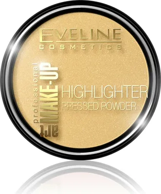Zdjęcie produktu dla EVELINE Art Make-Up Highlighter Puder prasowany do twarzy i ciała 55 Golden 12g