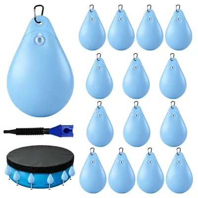 Produktbild von Schwimmbadabdeckungs-Gewichte mit Wassersäcken, 15 Stück, robust und wasserdicht