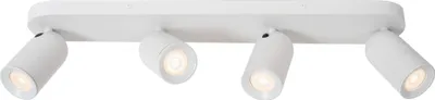 Produktbild von Spot Lampe Metall GU10 verstellbar Weiß 4-flammig länglich Modern Strahler