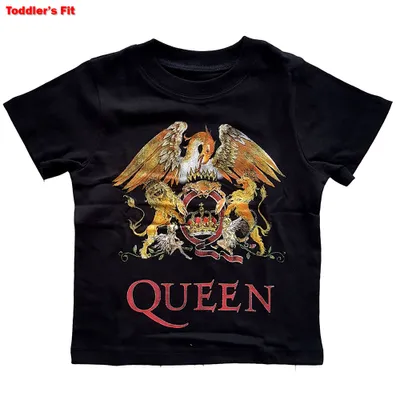 Produktbild von Queen T-Shirt Classic Crest Kids Black 1,5 Jahre