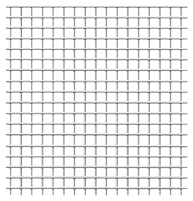 Drahtgitter 0,5x10 m, Maschen 12,5x12,5 mm, verzinkt