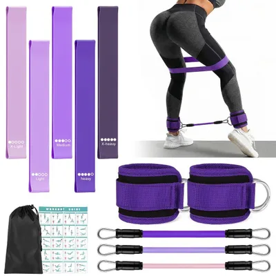 Image de Kit de fitness élastique avec bandes de résistance