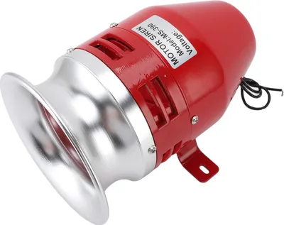 Obrázek produktu pro Elektrická siréna 125 dB, motorový bzučák, poplašná siréna, pro domácnost, továrnu, školu, ranč, místo události, AC220V 1.0A