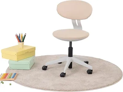 Produktbild von Ergonomischer Kinder Schreibtischstuhl – höhenverstellbarer Kinderdrehstuhl mit atmungsaktiver Rückenlehne, orthopädischer Kinderstuhl für gesundes Sitzen, Kinder Schreibtisch Stuhl
