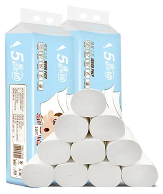 Kernloses Toilettenpapier, 5-lagig, 12 Rollen, weich