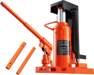 Produktbild von SucceBuy Hydraulikheber, 10 Tonnen einseitiger Heber, 20 Tonnen maximale Hubkapazität, 1,2-7,5 Zoll Zehenhöhe, 12,6-18,9 Zoll maximale Höhe, lufthydraulischer Greiferheber für Maschinen, Industrie