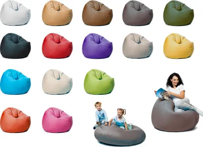 Produktbild von sunnypillow XXXL Sitzsack mit Styropor Füllung 145 cm Durchmesser 2-in-1 Funktionen zum Sitzen und Liegen Outdoor & Indoor für Kinder & Erwachsene viele Farben und Größen zur Auswahl Anthrazit