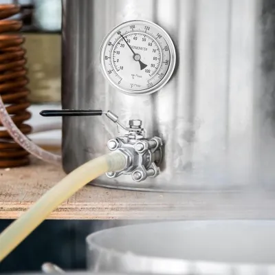 Obrázok produktu pre Súprava biokovových teplomerov bez zvárania 1/2 "MNPT 0 ~ 220F pre teplomer na výrobu piva a vína