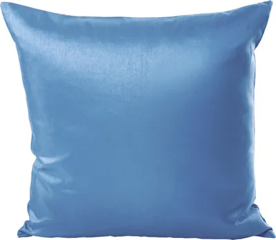 Produktbild von Kissenhülle Wildseide Optik uni 50x50 cm blau hell