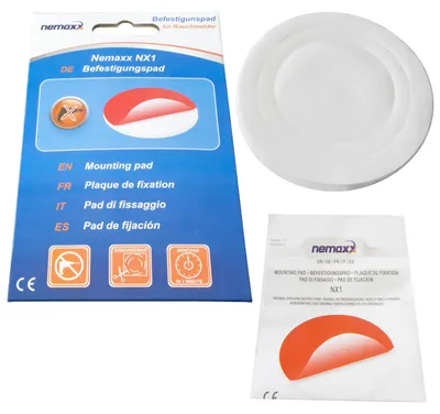 Produktbild von NEMAXX® Rauchmelder-Befestigungspad Ø 80 mm, 1 Stück – 3M Klebepad High-Tack selbstklebend, ohne Bohren – für Rauch-, Brand-, CO- & Thermomelder