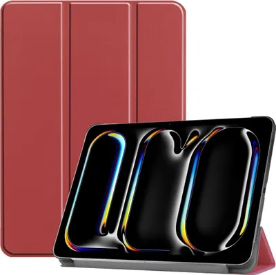 Produktbild von iPad Pro 11 (2024/2025) Hülle - Coverup Tri-Fold Ständer Klapphülle mit Schlaf/Wach-Funktion - Bordeaux