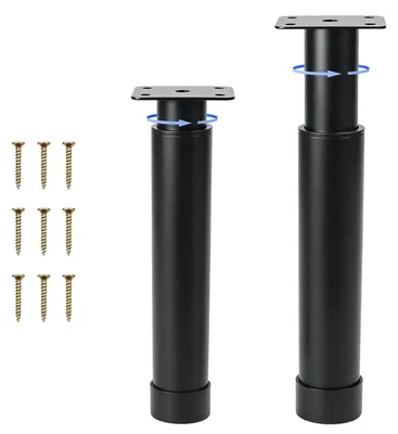 Obrázok produktu pre SolidKeus - 2 kusy nastaviteľných nožičiek na nábytok, rozmer 18-30 cm