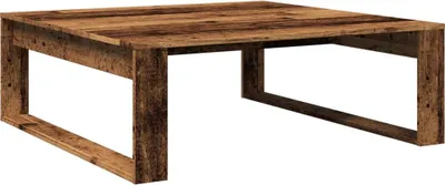 Produktbild von vidaXL Couchtisch Altholz-Optik 100x100x35 cm Holzwerkstoff
