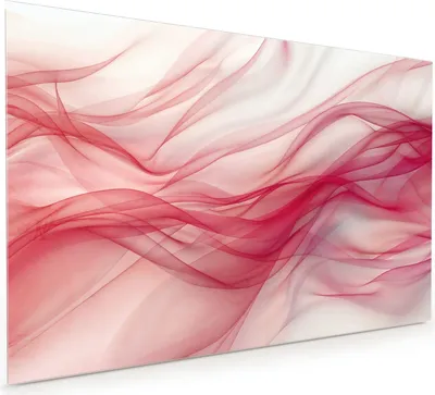 Produktbild von Küchenrückwand Spritzschutz Glas mit Motiv Seidenschleier 40 x 40 cm