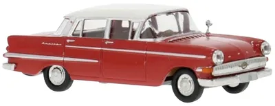 Image de Maquette de voiture Opel Kapitän, rouge, 1959.