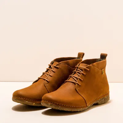 Produktbild von El Naturalista Stiefeletten mit Absatz Damen N974 PLEASANT WOOD/ ANGKOR Farbe Braun