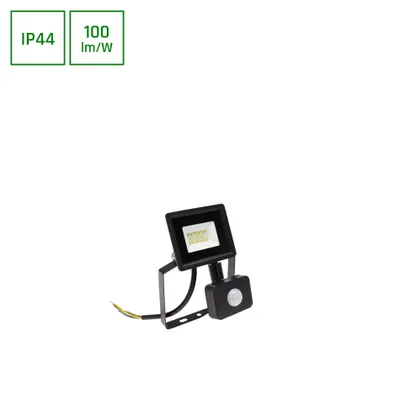 Produktbild von NOCTIS LUX 3 LED Fluter Außenleuchte mit Bewegungsmelder 10W IP65/IP44 6000K Schwarz