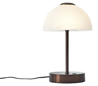 Produktbild von Design Tischleuchte DunkelBronze inkl  LED Dimmbar Joya