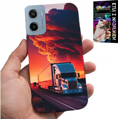 Zdjęcie produktu dla Etui Do Motorola Moto G06 - Tir Ciężarówka Case + Szkło Hartowane