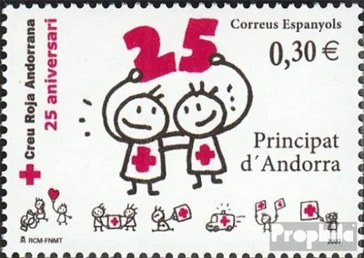 Produktbild von Briefmarken Andorra - Spanische Post 2007 Mi 345 (kompl.Ausg.) postfrisch Rotes Kreuz