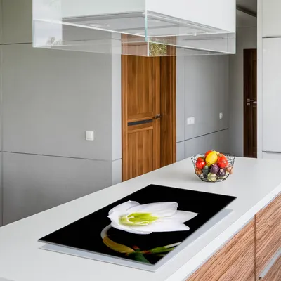 Produktbild von Glasschutzplatte für den Herd 90x52 Orchidea
