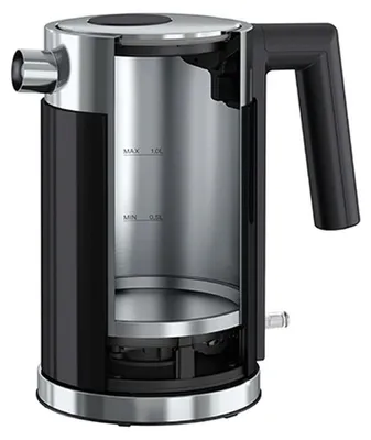 Obrázok produktu pre Graef WK 402, 1 L, 2015 W, Čierna, Plast, Nerezová oceľ, Indikátor úrovne vody, Zabezpečenie proti prehriatiu