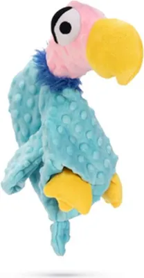 Produktbild von Beeztees Geier Rolf - Hundespielzeug - Plüsch - Blau - 38x15x10 cm