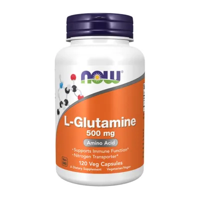 Produktbild von NOW Foods Nahrungsergänzungsmittel Lglutamine 500 MG, BI7788