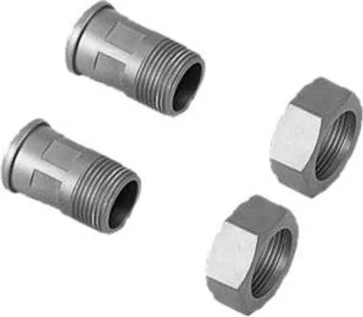 Produktbild von Allmess Wasserzähler-Verschraubung 14588 V-Löt 15mmx3/4", Messing blank, 2 Stück