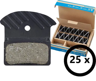 Image de SHIMANO Plaquettes de frein à disque J05A-RF, résine synthétique (Resin) Ice-Tech, SH-EBPJ05ARFBS