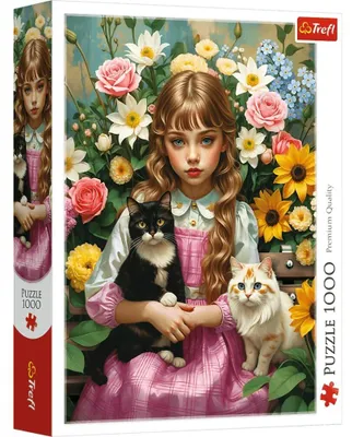 Produktbild von 1000 - Dziewczynka z kotami TreflAIMix 70% - 10976
