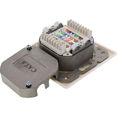 Obrázok produktu pre InLine® Cat.6 prepojovacia krabica, AP/UP 2x zásuvka RJ45, RAL9010, biela, vertikálna