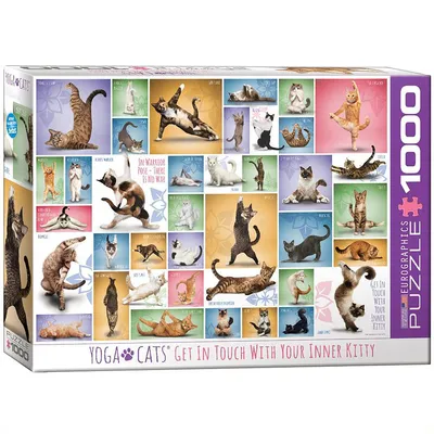 Zdjęcie produktu dla Yoga Cats. Puzzle 1000 elementów