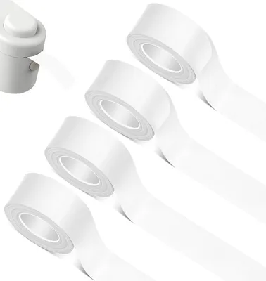 Imagen del producto de Cinta adhesiva para impresoras de etiquetas, 16 mm x 4 m, 4 rollos, resistente al agua, para impresoras de etiquetas