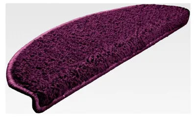 Produktbild von Treppenmatten 20 Stück 65x21x4 cm Violett Halbrund Groß