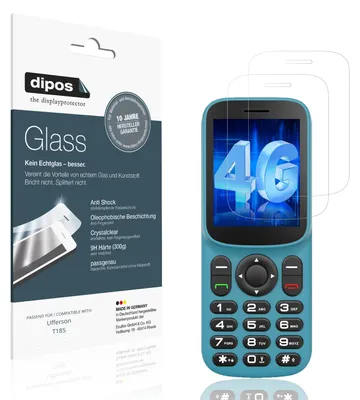 Image de 2x Protection ecrán pour Ufferson T185 Verre souple Film Protecteur 9H dipos