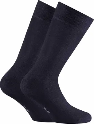 Produktbild von Rohner Socken Bambus 2er Pack marine 43-46