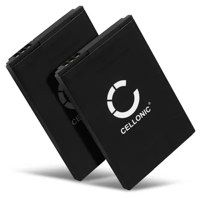 Produktbild von CELLONIC 2x Akku für Festnetz Kompatibel mit Siemens Gigaset SL400, Gigaset SL450HX, Gigaset SL78H, 4250366817255 - (850mAh, 3.7V)